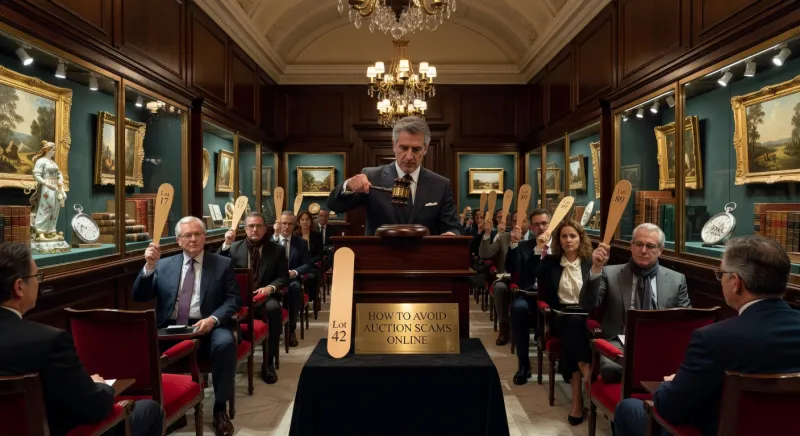 how to avoid auction scams online