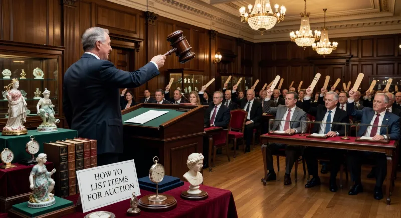how to list items for auction