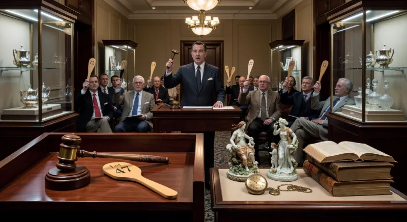 how to present items for auction