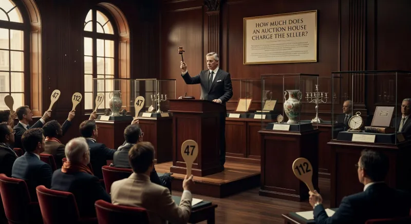 how much does an auction house charge the seller